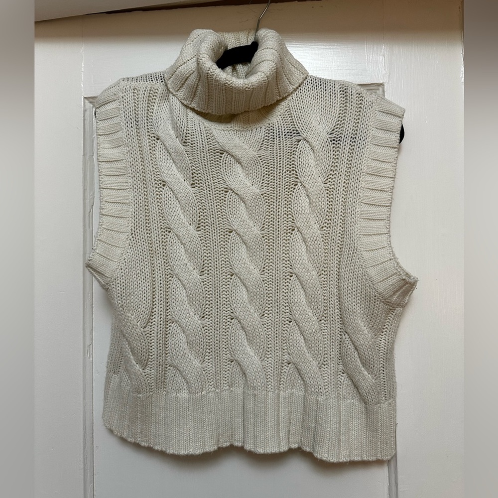 H&M turtleneck tank sweater